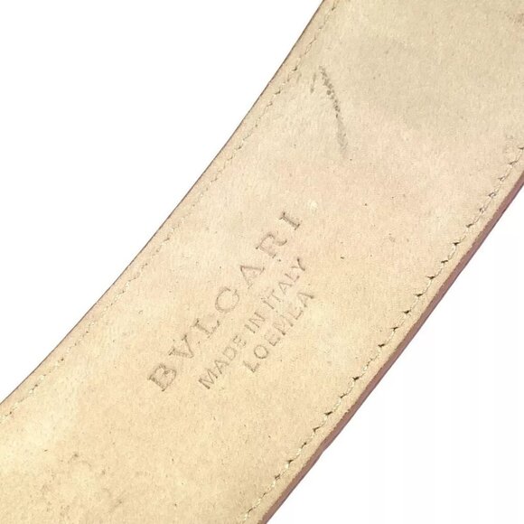 BVLGARI BVLGARI BVLGARI logo Accessories Buckle Belt belt Leather pink/Silver main image 10